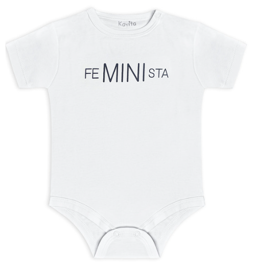 MK1066 Body Feminista Blanco 9 a 12
