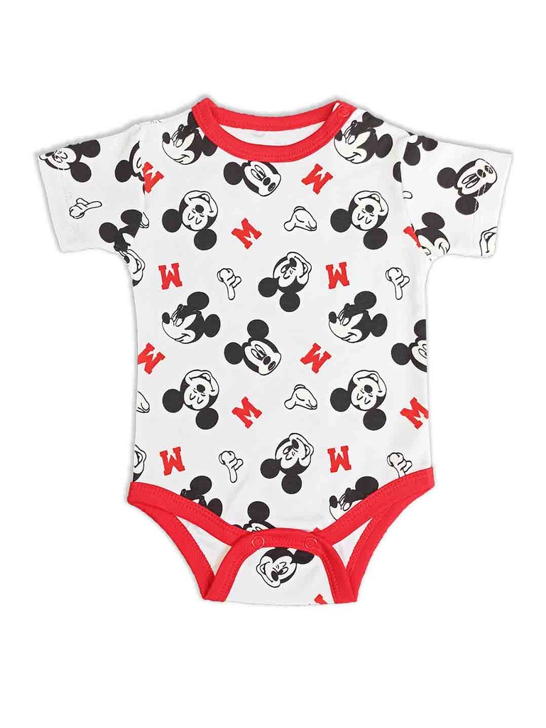 Body Mickey cobertura   blanco talla 18 a 24