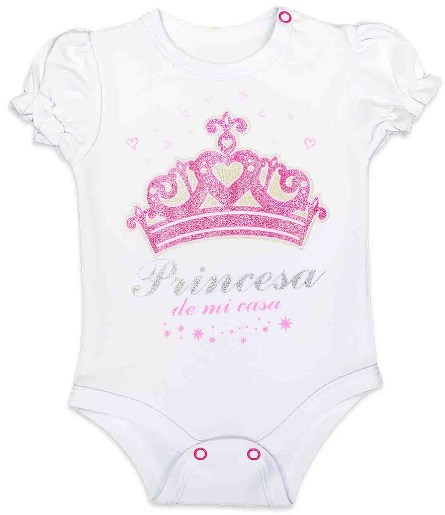 Body Princesa de mi casa   talla 9 a 12