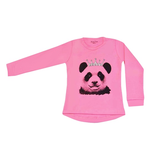 [MK771] MK771 Polo Reina panda - rosado T8