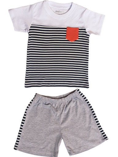[MR13] MR02 Conjunto A Rayas Blanco T4