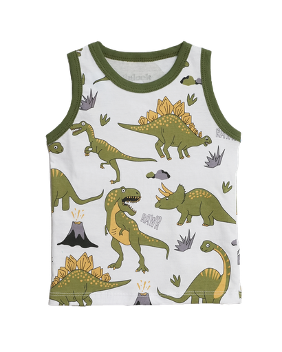 [MR14] MR04 Conjunto Dinos varios Blanco T2