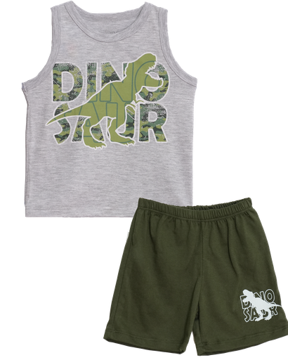 [MR16] MR05 Conjunto Dinos caricaturas Melange T3