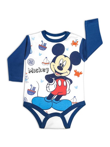 [MV709] MV555 Body Mickey barcos ML Azul 0 a 3