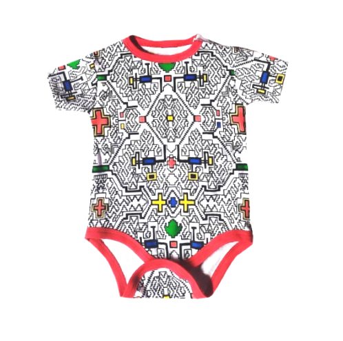 [MK523] Body Amazónico rojo  talla 18 a 24