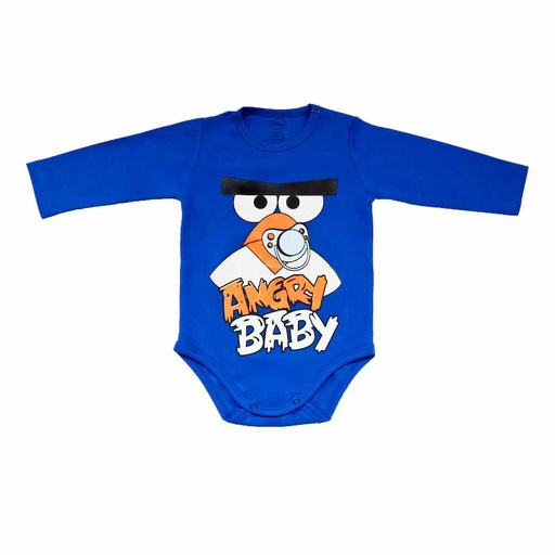 [MV644] Body Angry Bird  azul talla 3 a 6