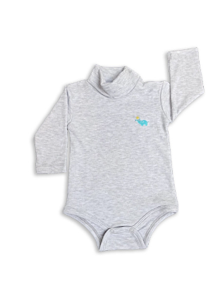 [MK664] Body Cafarena elefante  plomo talla 18 a 24