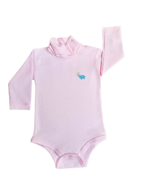 [MK665] Body Cafarena elefante  rosado talla 6 a 9