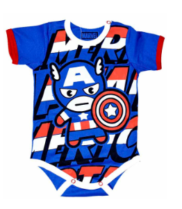 [MV592] Body Capitán América   talla 12 a 18