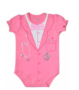 [MK618] Body Doctora  chicle talla 12 a 18