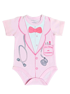 [MK623] Body Doctora  rosado talla 18 a 24