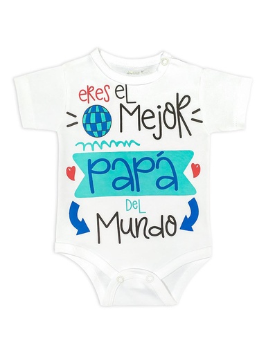 [MK628] Body Floreado MA fucsia talla 6 a 9