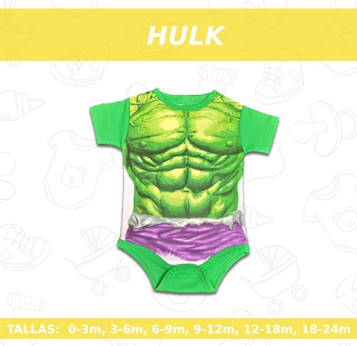 [MV521] Body Hulk MC  talla 6 a 9