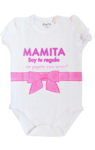 [MK622] Body Mamita soy tu regalo   talla 18 a 24