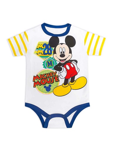 [MV558] Body Mickey 28  amarillo talla 18 a 24