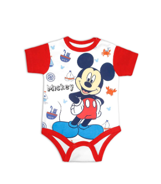 [MV710] MV710 Body Mickey barcos - rojo 3 a 6