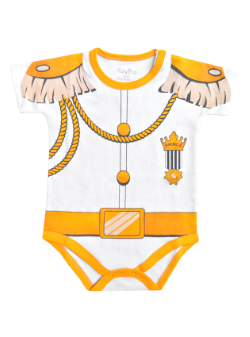 [MK629] Body Príncipe  blanco talla 18 a 24