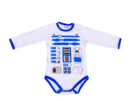 [MV613] Body R202 arturito collarete azul  talla 12 a 18