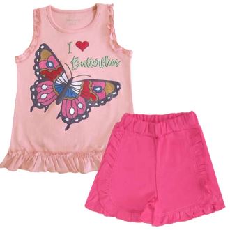 [MV511C] Conjunto Mariposa  Melón talla 8