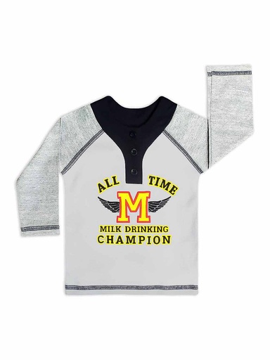 [MK891] Polera All time  plomo talla 1