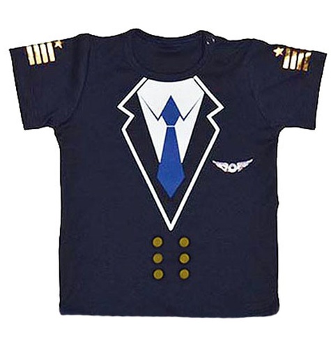 [MK763] Polo Aviador  azul talla 2