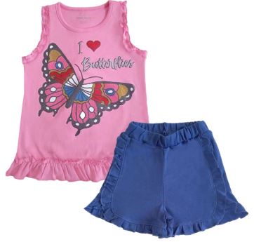 [MV511A] MV511A Conjunto Mariposa - Chicle/Lila T6