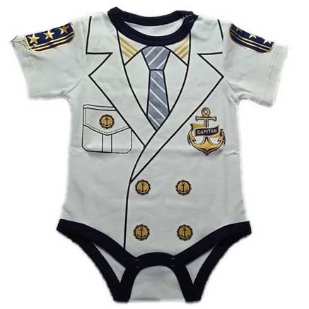 [MK715] Polo Camisero a rayas  azul mar./blanco talla 12