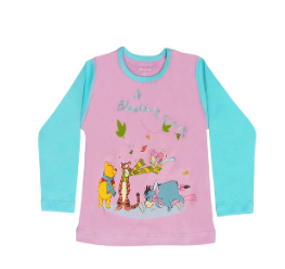 [MV918] Polo Pooh bobitos lila talla 3