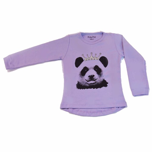 [MK772] MK772 Polo Reina panda - lila T8