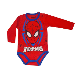 [MV536] Body Spiderman ML rojo talla 18 a 24