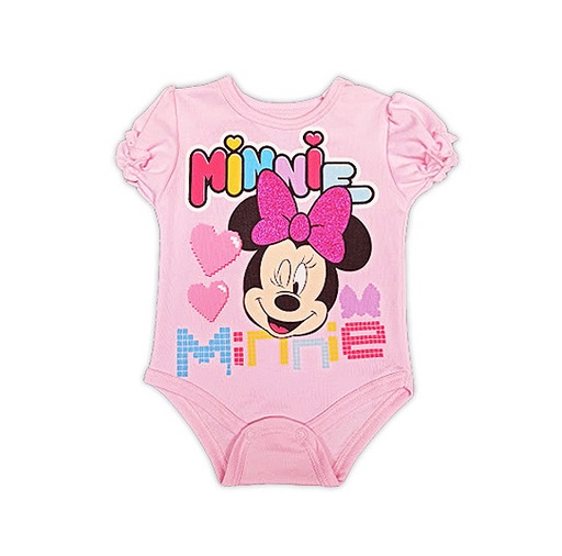 [MV590] Body Minnie multicolor 2 rosado talla 0 a 3